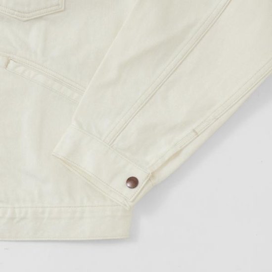 ラングラー Ｗrangler WM4024 318)ホワイト ジップフル オープン ジャケット レギュラーフィット Gジャン デニムジャケット 画像