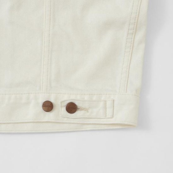 ラングラー Ｗrangler WM4024 318)ホワイト ジップフル オープン ジャケット レギュラーフィット Gジャン デニムジャケット 画像