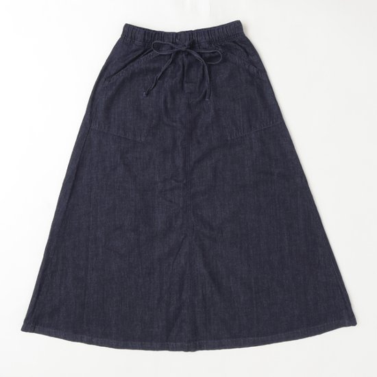 Lee リー レディース LL8036 スカート イージー ロング スカート 薄手  綿100％画像