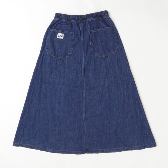 Lee リー レディース LL8036 スカート イージー ロング スカート 薄手  綿100％画像