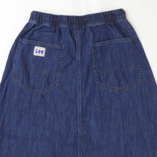 Lee リー レディース LL8036 スカート イージー ロング スカート 薄手  綿100％画像