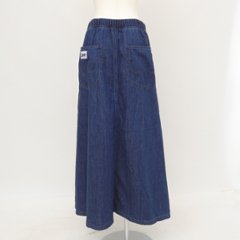 Lee リー レディース LL8036 スカート イージー ロング スカート 薄手  綿100％画像