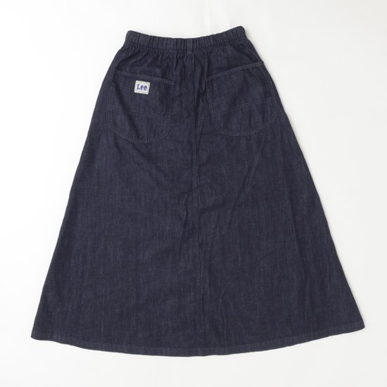 Lee リー レディース LL8036 スカート イージー ロング スカート 薄手  綿100％画像