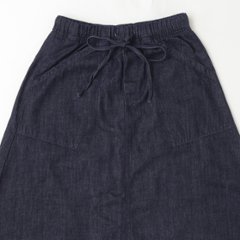 Lee リー レディース LL8036 スカート イージー ロング スカート 薄手  綿100％画像