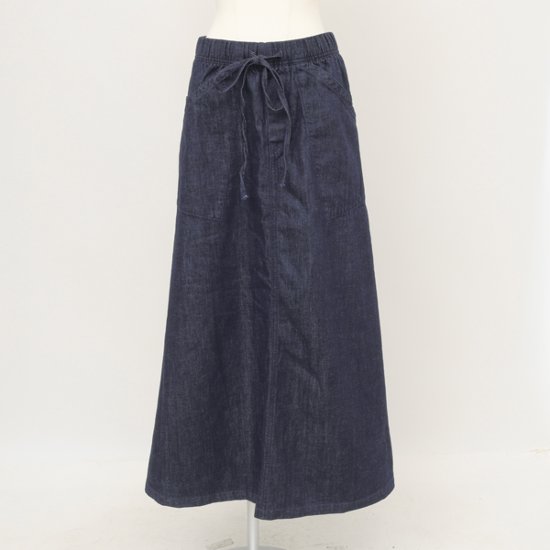 Lee リー レディース LL8036 スカート イージー ロング スカート 薄手  綿100％画像