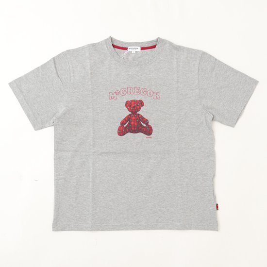 McGREGOR WOMENS 311725701 マクレガー レディース 半袖 夏 カジュアル Tシャツ マックベア プリントT画像