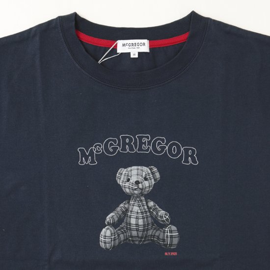 McGREGOR WOMENS 311725701 マクレガー レディース 半袖 夏 カジュアル Tシャツ マックベア プリントT画像