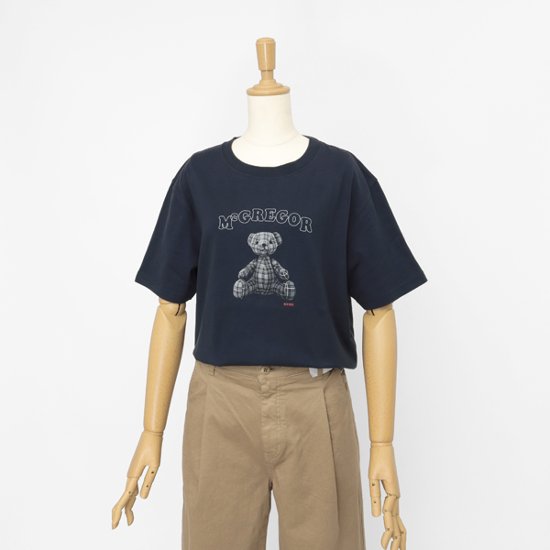 McGREGOR WOMENS 311725701 マクレガー レディース 半袖 夏 カジュアル Tシャツ マックベア プリントT画像