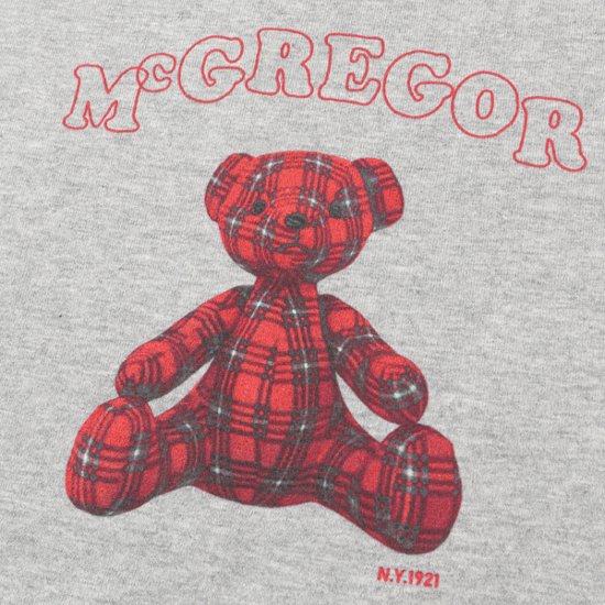 McGREGOR WOMENS 311725701 マクレガー レディース 半袖 夏 カジュアル Tシャツ マックベア プリントT画像