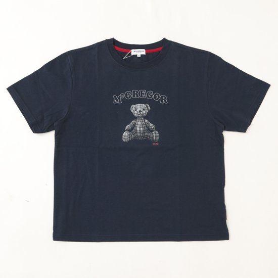 McGREGOR WOMENS 311725701 マクレガー レディース 半袖 夏 カジュアル Tシャツ マックベア プリントT画像