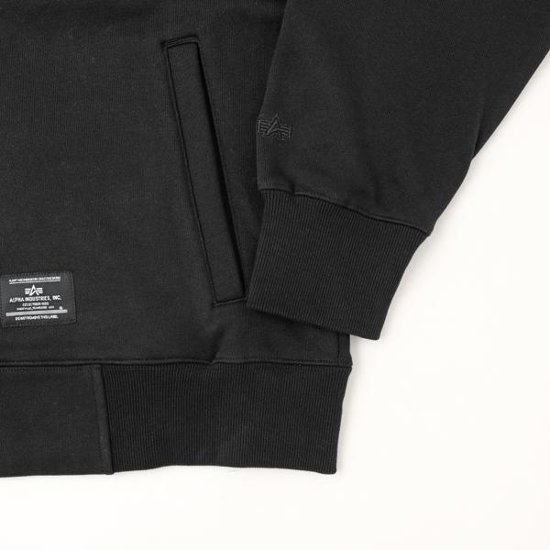 アルファ Alpha Industries 797-6131001 UTILITTY　POCKET FULL ZIP　PARKER　フルジップパーカー　裏起毛画像
