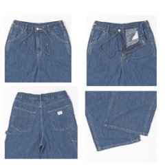 EDWIN  エドウィン ELE02 イージー ペインター パンツ レディース 綿 麻 ドライタッチ 涼しい画像