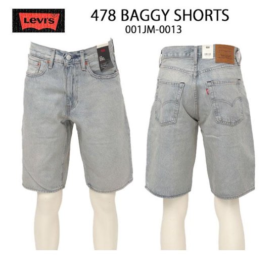 LEVI'S リーバイス 001JM-0013 478 BAGGY SHORTS メンズ ショートパンツ バギー 短パン 半ズボン 画像