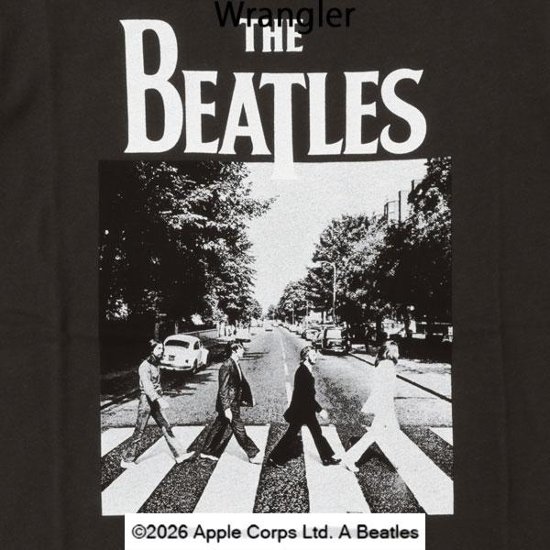 Wrangler ラングラー Beatles ビートルズ WT9042 アビー・ロードの伝説を刻んだ至高のフォトTシャツ。 【BEATLES】プリントTシャツ画像