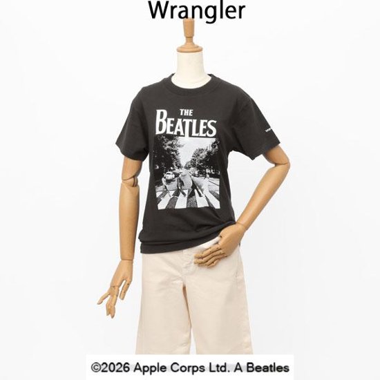 Wrangler ラングラー Beatles ビートルズ WT9042 アビー・ロードの伝説を刻んだ至高のフォトTシャツ。 【BEATLES】プリントTシャツ画像
