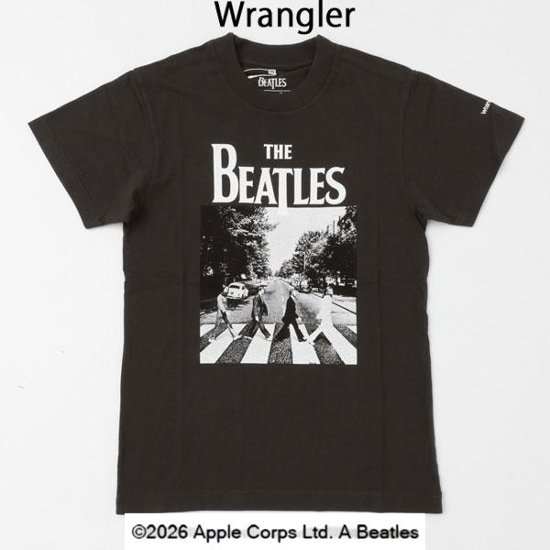 Wrangler ラングラー Beatles ビートルズ WT9042 アビー・ロードの伝説を刻んだ至高のフォトTシャツ。 【BEATLES】プリントTシャツ画像