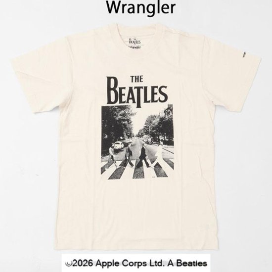 Wrangler ラングラー Beatles ビートルズ WT9042 アビー・ロードの伝説を刻んだ至高のフォトTシャツ。 【BEATLES】プリントTシャツ画像