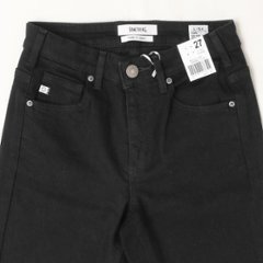 SOMETHING サムシング フレアパンツ ジーンズ デニム SKY31 脚長効果 ストレッチ フレア LISA レディース901ブラック画像