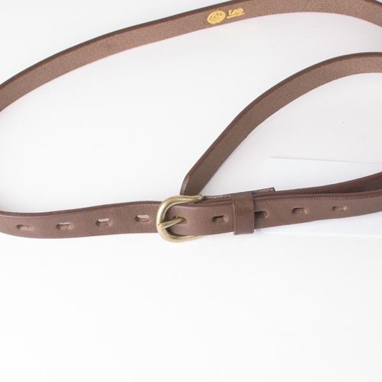 Lee Leather Belt LA0731 牛革 レザーベルト One Size（75～95ｃｍ）ワンサイズ ナローベルト 巾23ｍｍ　リーベルト画像