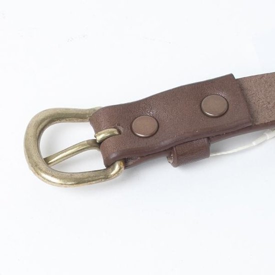 Lee Leather Belt LA0731 牛革 レザーベルト One Size（75～95ｃｍ）ワンサイズ ナローベルト 巾23ｍｍ　リーベルト画像
