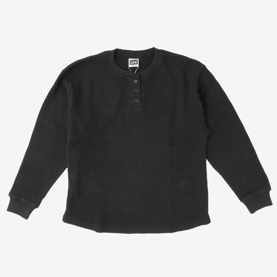 Lee リー LT3248 ヘンリーネック ロンティー ワッフル 長袖Tシャツ メンズTee Henlly Neck画像