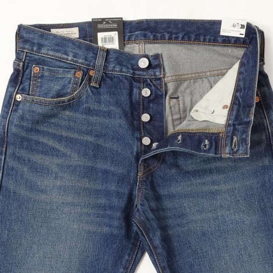LEVI'S 501 リーバイス 501 オリジナスストレート セルヴィッチ SELVEDGE DENIM 00501-3908 カラー＝08) セルヴィッチ デニム デニム レギュラーストレート画像