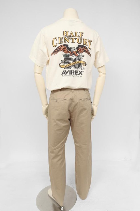 AVIREX 6126132 Trusers, Man, Field Pants (オフィサーパンツ） ノータク　トラウザーチノーズ　オフィサーパンツ画像