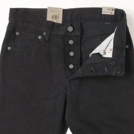 LEVI'S  Red Tab 501  オリジナルフィット 00501-2442　後染めブラック  オリジナルボタンフライ　13.5oz Denim Small e 画像
