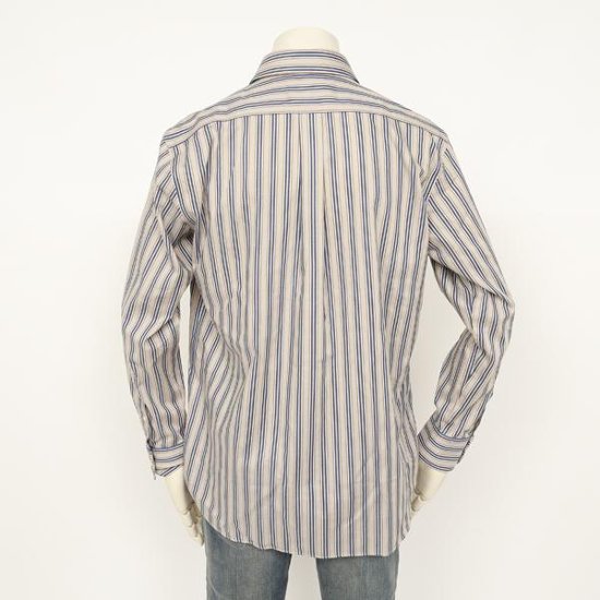 McGREGOR マクレガー EASY CARE　イージーケア ボタンダウンシャツ 111176601　51）BEIGE シャツ メンズ 紳士 春服 ストライプ柄画像