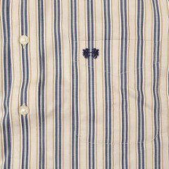McGREGOR マクレガー EASY CARE　イージーケア ボタンダウンシャツ 111176601　51）BEIGE シャツ メンズ 紳士 春服 ストライプ柄画像