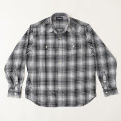 McGREGOR マクレガーレギュラーソフトオンブレチェックシャツシャツ 111176603 39)Black メンズ 紳士 秋春冬　長袖シャツ ワークシャツ画像