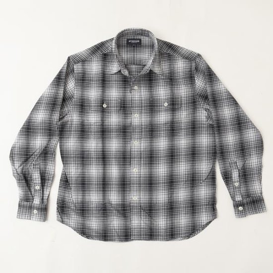 McGREGOR マクレガーレギュラーソフトオンブレチェックシャツシャツ 111176603 39)Black メンズ 紳士 秋春冬　長袖シャツ ワークシャツ画像