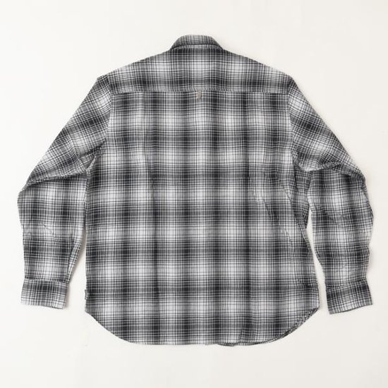 McGREGOR マクレガーレギュラーソフトオンブレチェックシャツシャツ 111176603 39)Black メンズ 紳士 秋春冬　長袖シャツ ワークシャツ画像