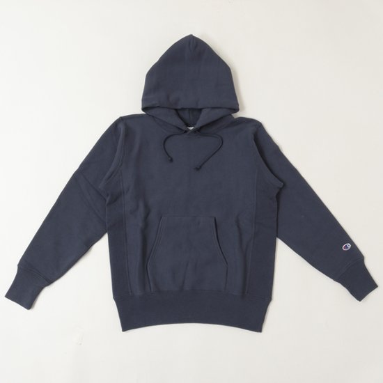 Champion　C3-Y132 リバースウィーブ フーデッドスウェットシャツ、メンズ、トレーニングウェア画像