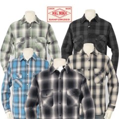 BIG MIKE ビッグマイク 1026351フランネル シャツ メンズ 秋 冬 ワークシャツ メンズ トップスの画像