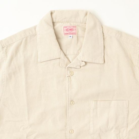 BIG MIKE ビッグマイク 1026352 コール天 コーズシャツ メンズ 秋 冬 ワークシャツ メンズ トップス 細コール ワンポケット ワークシャツ画像