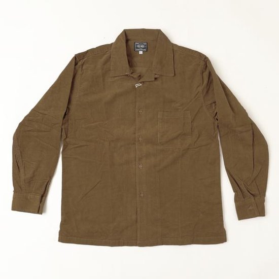 BIG MIKE ビッグマイク 1026352 コール天 コーズシャツ メンズ 秋 冬 ワークシャツ メンズ トップス 細コール ワンポケット ワークシャツ画像
