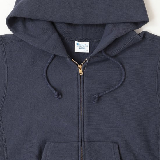 Champion　C3-w134 リバースウィーブ　ジップフーデッドスウェットシャツ 裏起毛　秋冬画像