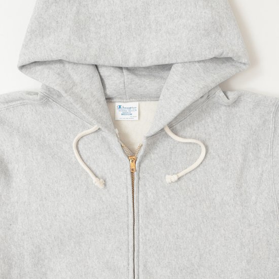 Champion　C3-w134 リバースウィーブ　ジップフーデッドスウェットシャツ 裏起毛　秋冬画像