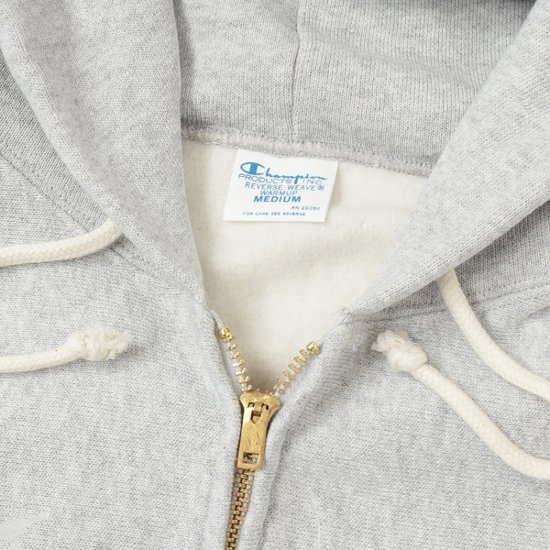 Champion　C3-w134 リバースウィーブ　ジップフーデッドスウェットシャツ 裏起毛　秋冬画像