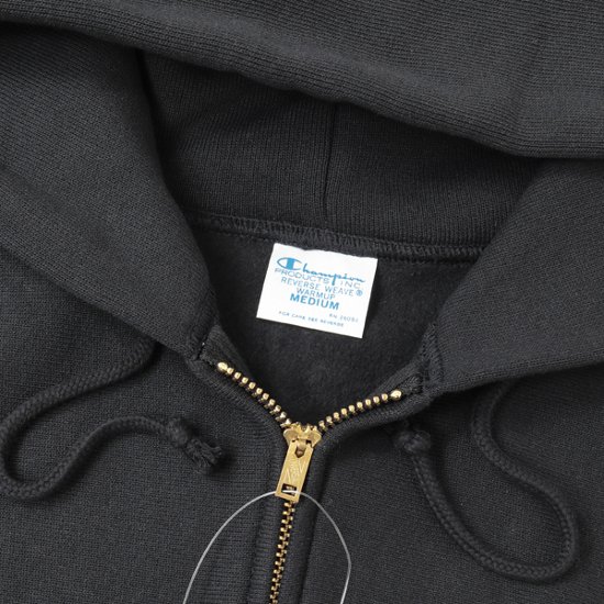 Champion　C3-w134 リバースウィーブ　ジップフーデッドスウェットシャツ 裏起毛　秋冬画像