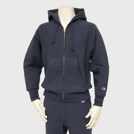 Champion　C3-w134 リバースウィーブ　ジップフーデッドスウェットシャツ 裏起毛　秋冬画像