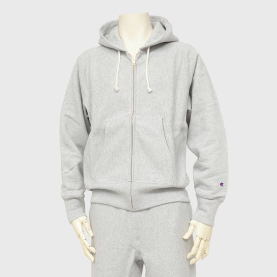 Champion　C3-w134 リバースウィーブ　ジップフーデッドスウェットシャツ 裏起毛　秋冬画像