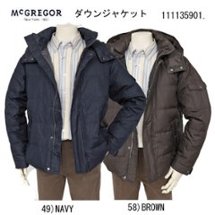 40%OFF SALE マックレガー  ミドル丈ダウンジャケット メンズ 111135901 ダウンブルゾン ダウンジャンバー 　ダウンコート　メンズジャケットの画像