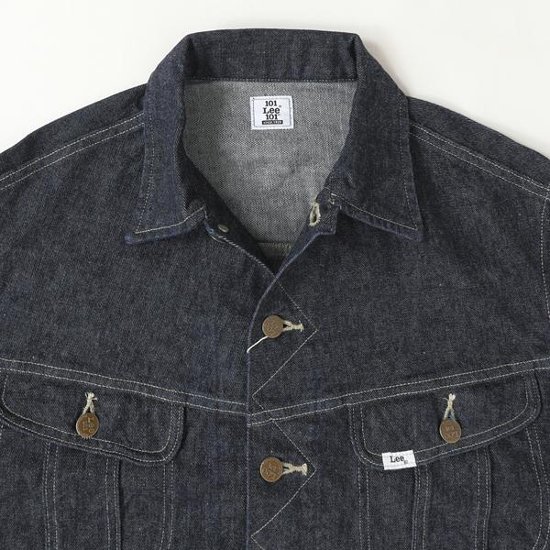 Lee 101J 101 ANNIVERSARY RIDRS 101-J LM1032  100indigo blue Gジャン　デニムジャケト ライダース　画像