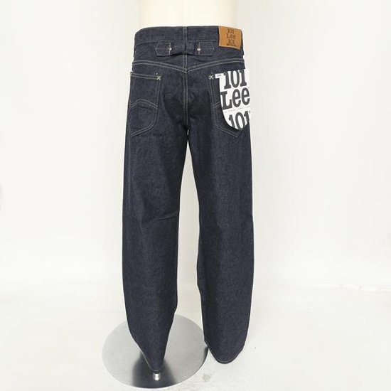 Lee 101 Anniversary Cowboy 101B LM1023 -189)Indigo blue Selvedge　Denim セルヴィチデニム　カーボーイパンツ　ボタンフライ画像