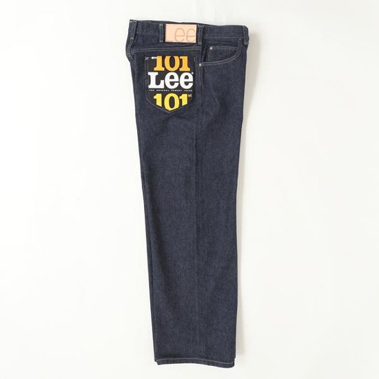 Lee 101 Anniversary WIDE Riders  LM1033-100)Indigo  Selvedge Denim セルヴィチデニム　ライダーズ ジップフライ　ワイド　ゆったり画像