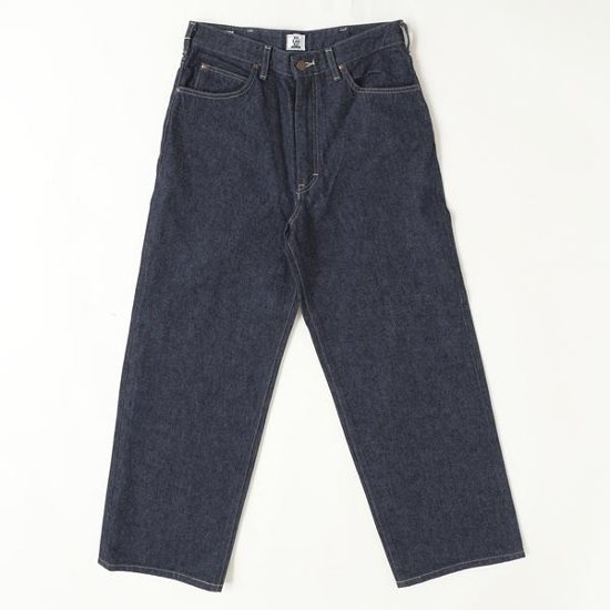 Lee 101 Anniversary WIDE Riders  LM1033-100)Indigo  Selvedge Denim セルヴィチデニム　ライダーズ ジップフライ　ワイド　ゆったり画像