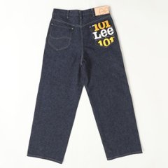 Lee 101 Anniversary WIDE Riders  LM1033-100)Indigo  Selvedge Denim セルヴィチデニム　ライダーズ ジップフライ　ワイド　ゆったり画像