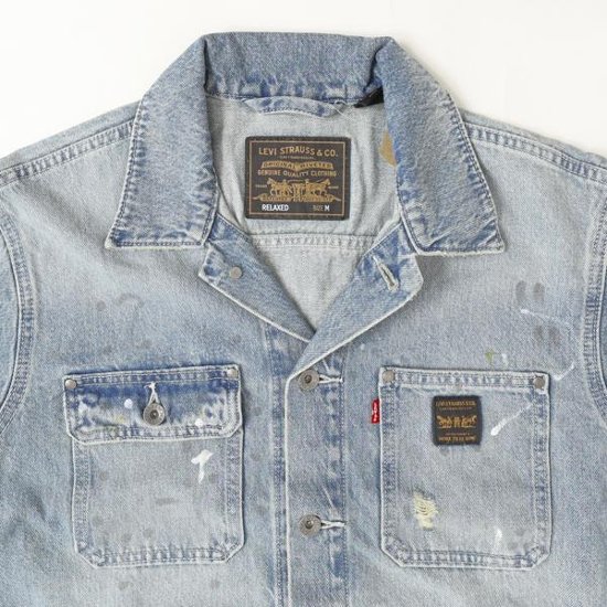 Levi's リーバイス サンライズ　トラッカージャケット　A4820-0031ライトブルー　ワークジャケット画像